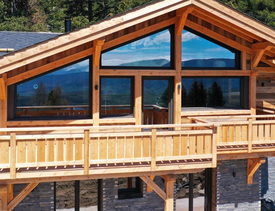 Chalet Aguila - Jacuzzi Et Sauna Panoramique - Construit En 2023 Bolquere ภายนอก รูปภาพ