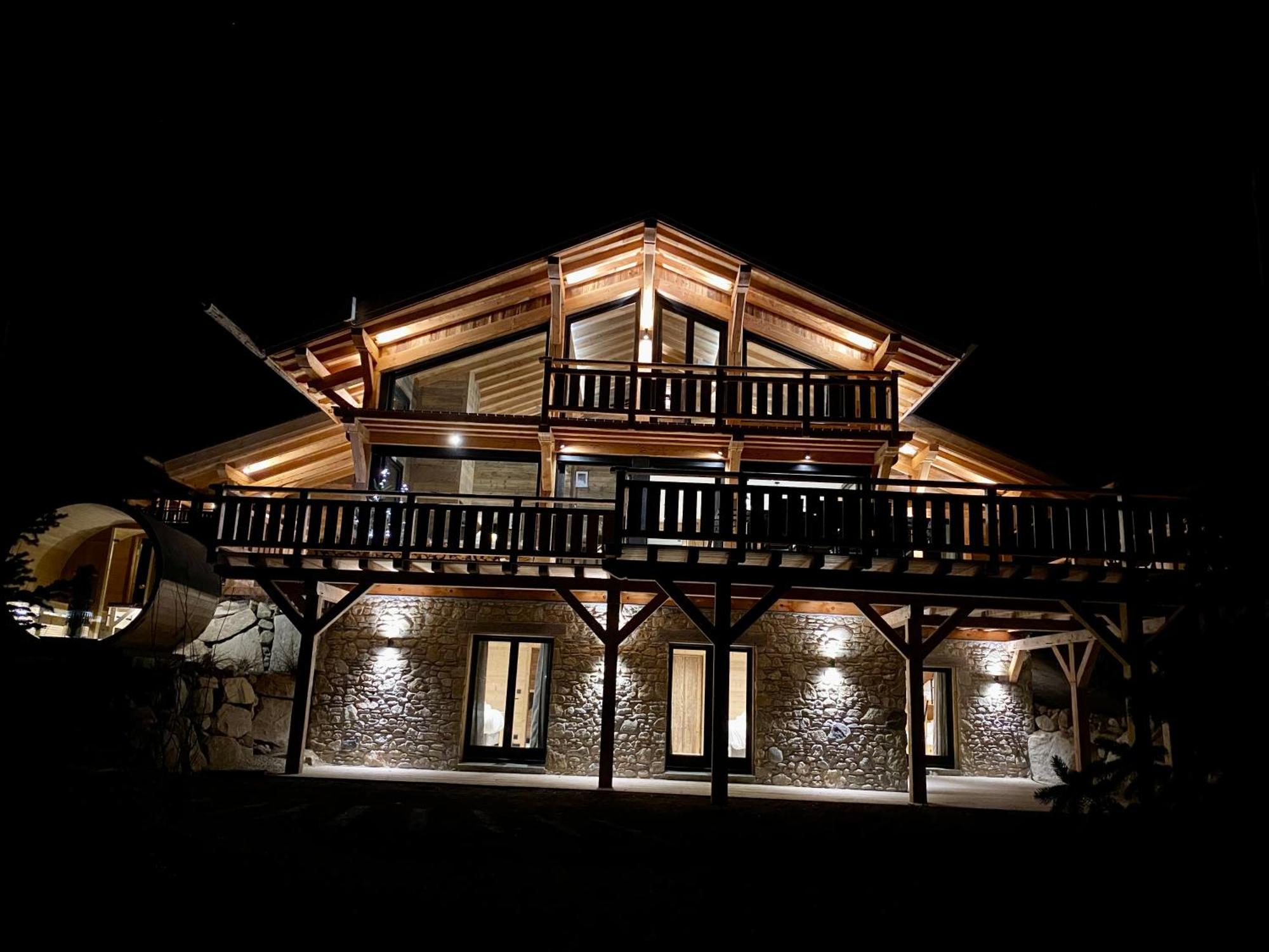 Chalet Aguila - Jacuzzi Et Sauna Panoramique - Construit En 2023 Bolquere ภายนอก รูปภาพ