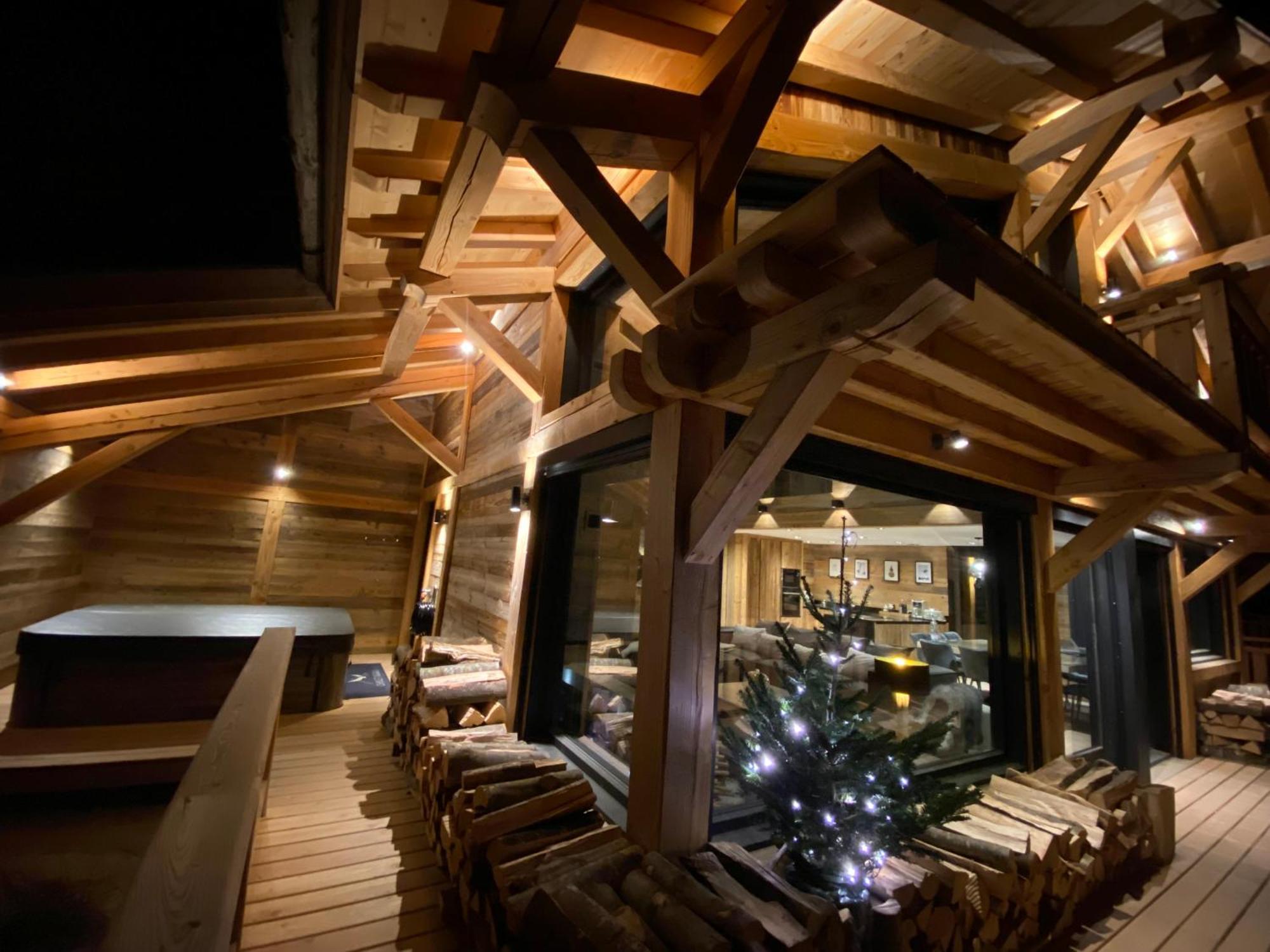 Chalet Aguila - Jacuzzi Et Sauna Panoramique - Construit En 2023 Bolquere ภายนอก รูปภาพ
