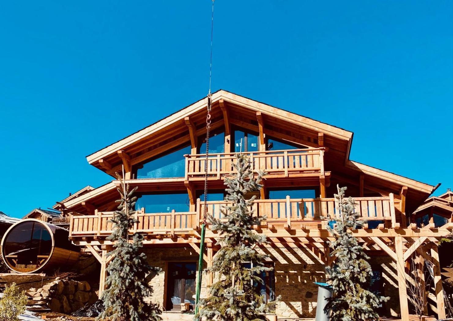 Chalet Aguila - Jacuzzi Et Sauna Panoramique - Construit En 2023 Bolquere ภายนอก รูปภาพ