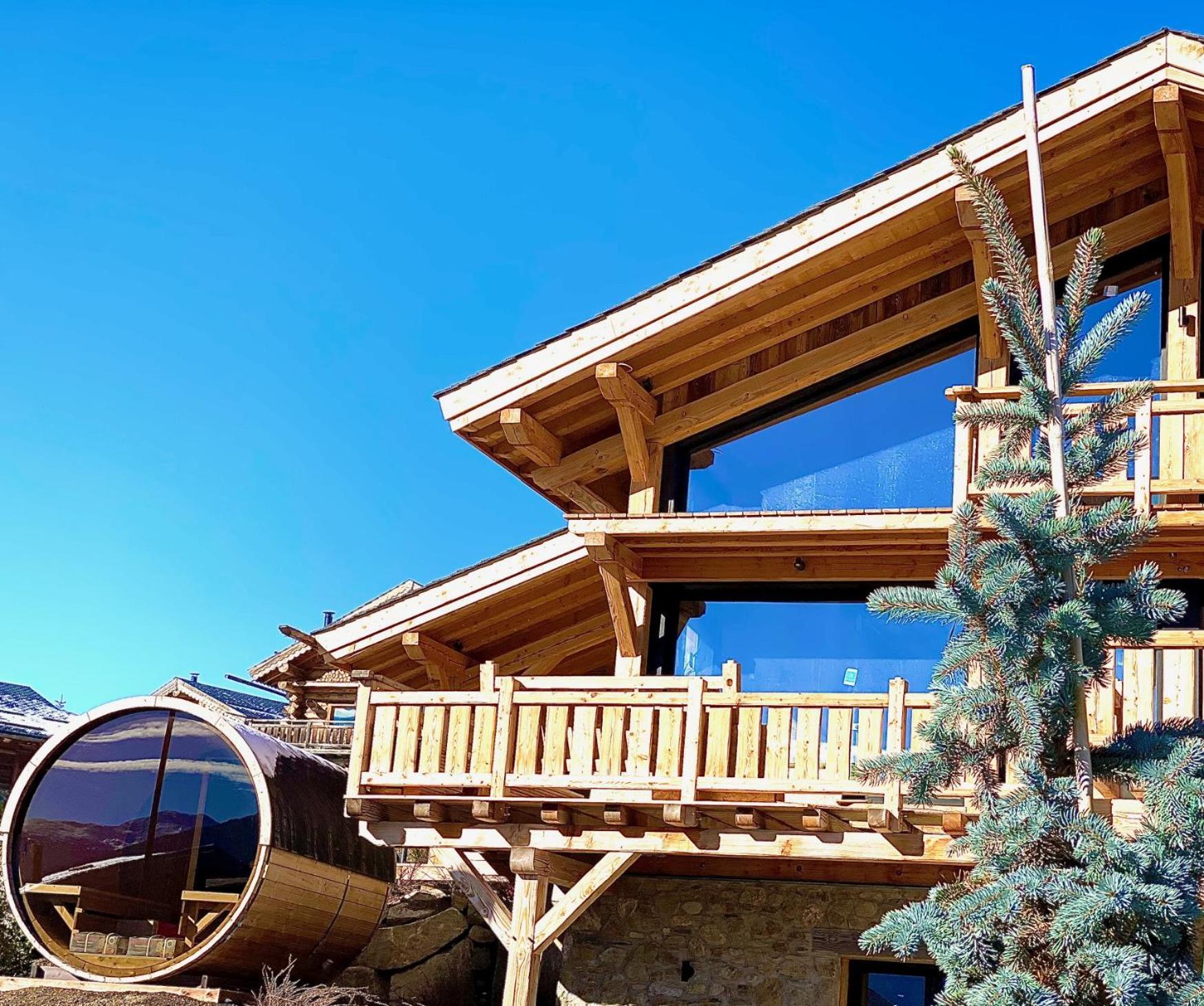 Chalet Aguila - Jacuzzi Et Sauna Panoramique - Construit En 2023 Bolquere ภายนอก รูปภาพ