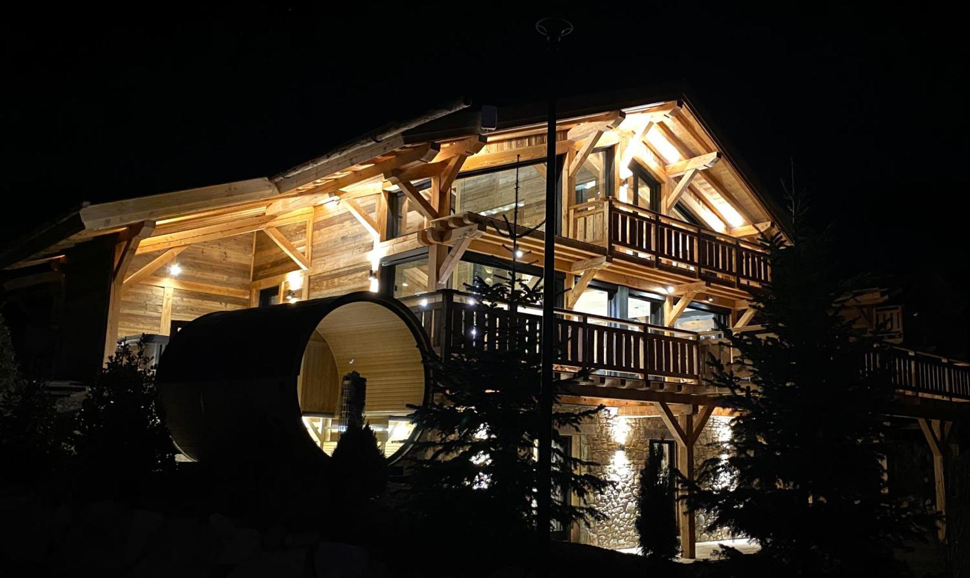 Chalet Aguila - Jacuzzi Et Sauna Panoramique - Construit En 2023 Bolquere ภายนอก รูปภาพ