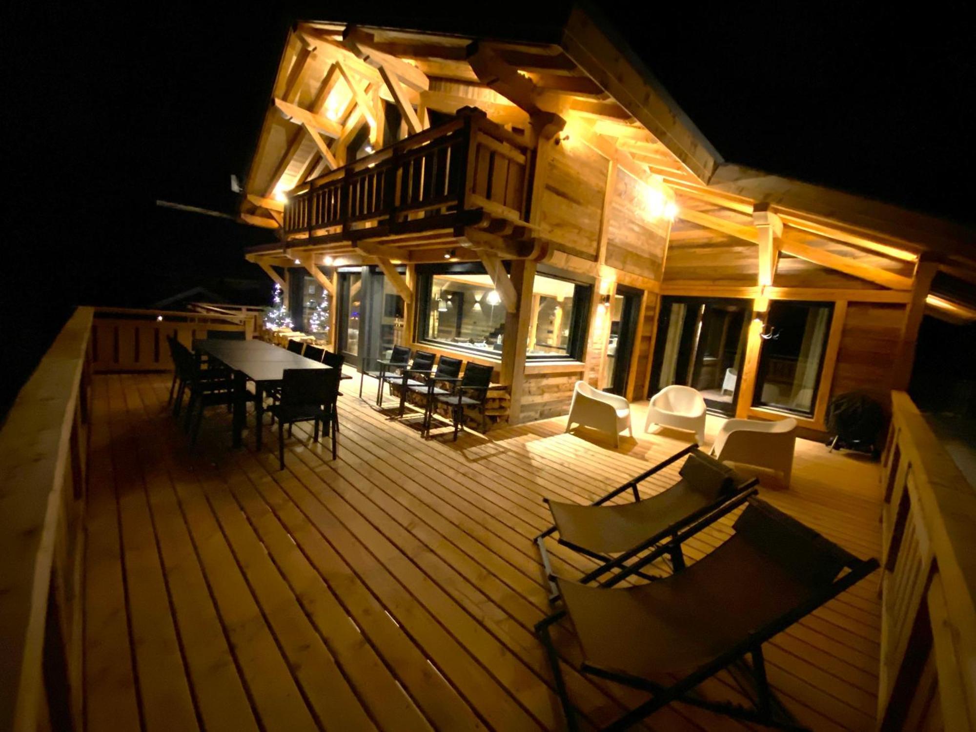 Chalet Aguila - Jacuzzi Et Sauna Panoramique - Construit En 2023 Bolquere ภายนอก รูปภาพ