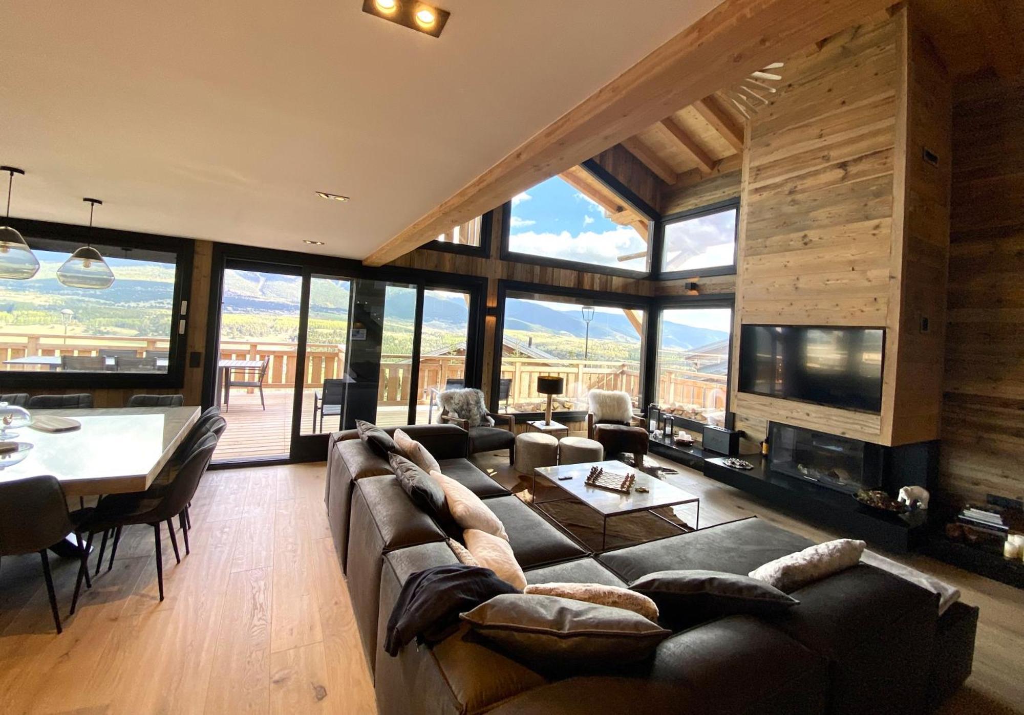 Chalet Aguila - Jacuzzi Et Sauna Panoramique - Construit En 2023 Bolquere ภายนอก รูปภาพ