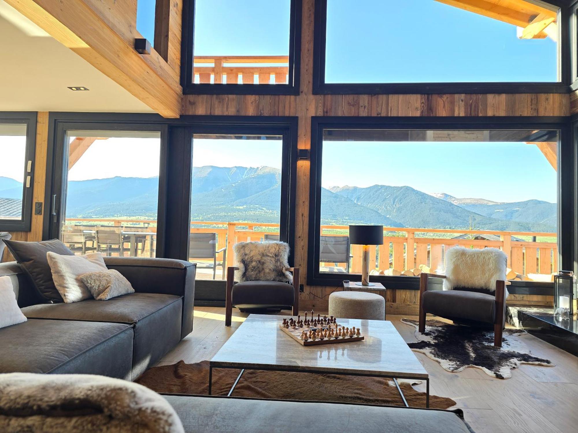 Chalet Aguila - Jacuzzi Et Sauna Panoramique - Construit En 2023 Bolquere ภายนอก รูปภาพ