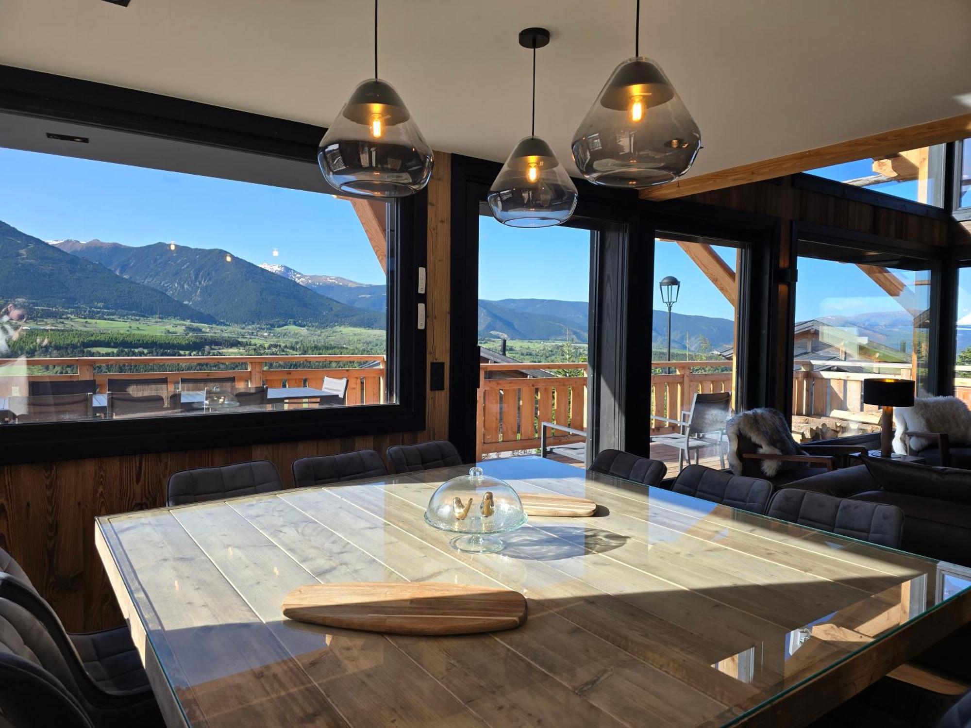 Chalet Aguila - Jacuzzi Et Sauna Panoramique - Construit En 2023 Bolquere ภายนอก รูปภาพ