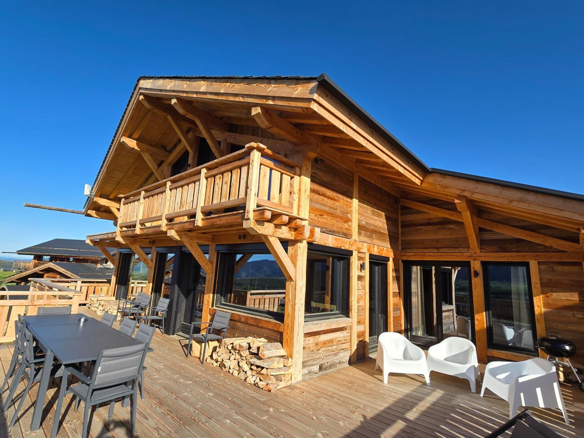 Chalet Aguila - Jacuzzi Et Sauna Panoramique - Construit En 2023 Bolquere ภายนอก รูปภาพ